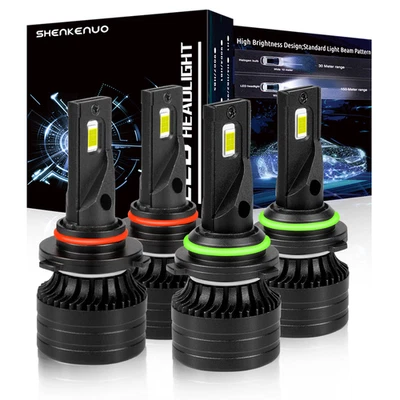 9005 9006 LED Headlight Bulbs Conversion Kit For Freightliner Columbia 96-2013 - Image 1 of 4