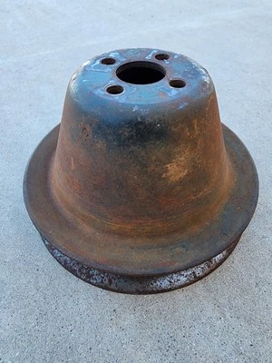 Polia do ventilador de refrigeração do motor Cadillac Motor V8 original 1939-1948 Lasalle Caddy fabricante de equipamento original - Imagem 1 de 4