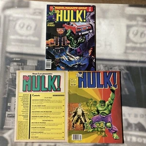 The Hulk Magazine 10 23 27 ultimo numero Marvel Comics B40 - Foto 1 di 11