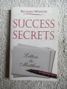 Success Secrets Letters to Matthew by Richard Webster NEW Free Ship - Picture 1 of 2
