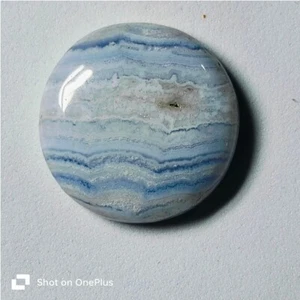 Blue Lace Stone Natural Blue Lace Agate Cabochon Loose Gemstone 32 Cts ME-10688 - Picture 1 of 4