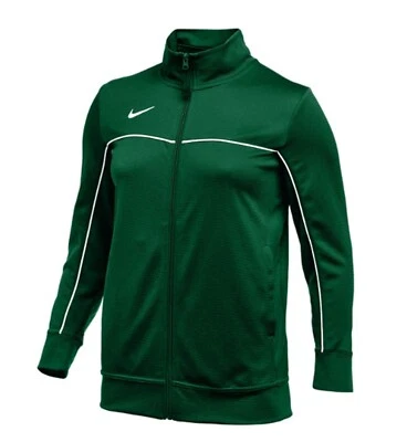 NUEVO CON ETIQUETAS XXLT Nike Mujer Equipo Verde Oscuro/Blanco Dri-FIT Chaqueta Rival - Talla Rara Foto 1 de 4