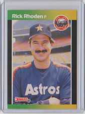 1989 Donruss Traded #T-40 Rick Rhoden Houston Astros