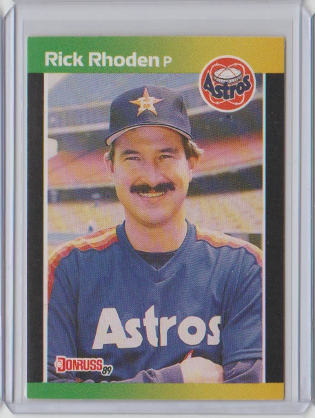 1989 Donruss Traded #T-40 Rick Rhoden Houston Astros - Image 1 of 1