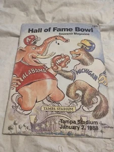 Alabama Football VS Michigan, Hall of Fame Bowl Program Rare- 1998 (Read Desc.) - Picture 1 of 5