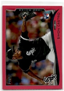 2014 Topps Pink Simon Castro 25/50 Chicago White Sox #592