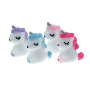20PCS Unicorn Resin Crafts Decoration Cabochon Miniature Figurine Home Accessory - Picture 1 of 12