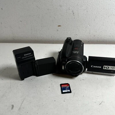 Canon Vixia HG21 Black 2.7″ LCD 120GB Image Stabilization Compact Camcorder - Image 1 of 4