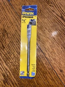 Irwin Speedbor Flach Holz Bohrspaten Bit 1/2 Zoll x 6 Zoll 88808 - Bild 1 von 6