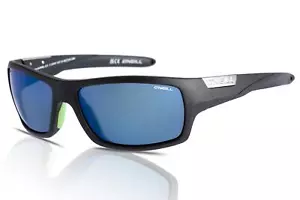 O'Neill Barrel Sunglasses Polarised 2.0 104P Matte Black/Blue Mirror - Picture 1 of 4