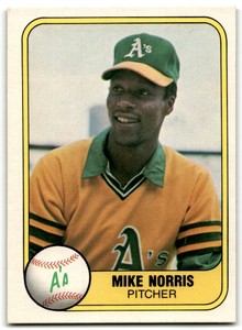1981 FLEER MIKE NORRIS OAKLAND ATHLETICS #573