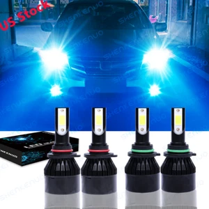 9006+9005 Hi Low Beam LED Headlight Kit for Honda Accord 90-2012 Civic 2004-2015 - Foto 1 di 12