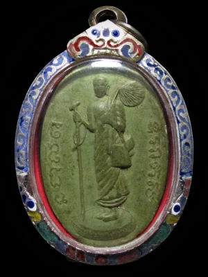 Sacred Phra Sivali, Back Earth Goddess (Mae Thoranee), Thai Amulet - Image 1 of 4