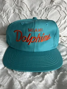 VINTAGE Miami Dolphins Sports Specialties Snapback Hat NWOT - Picture 1 of 8