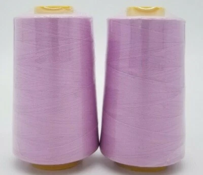 2-Pack Big Spools Sewing Serger Quilting Multi Purpose T27 Thread 6000 YDS Cone - Image 1 of 4