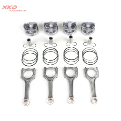 1.8T 21mm Piston Ring Assembly W/ Connecting Rods For Audi A3 A4 BZB CAB - Image 1 of 4