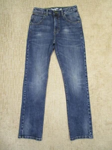 Wrangler Jeans Boys 16 Blue Western Retro Slim Youth 28x30 Kids Pants Dark Wash - Picture 1 of 9