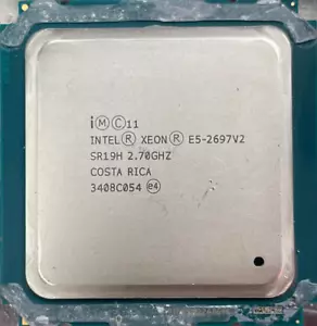 Intel Xeon E5-2697 V2 CPU 12-Core 2.7Ghz LGA2011 SR19H Processor E5-2697 V2 - Picture 1 of 1