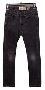 Girls RSQ+ Tokyo Super Skinny Sz 10 Denim Charcoal Stretchy Jeans 5 Pockets Zip - Picture 1 of 11