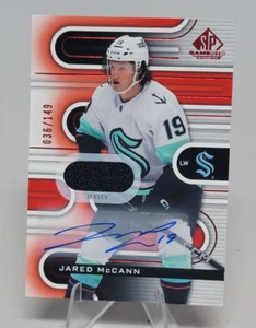 2022-23 Upper Deck SP Game Used Red Auto Jersey /149 Jared McCann #75 - Picture 1 of 3