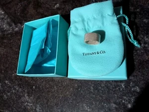 Tiffany & Co. 925 chain Link Ring Size 5 Womens - Picture 1 of 5