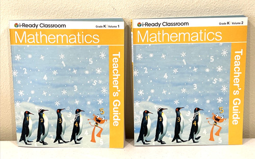 i Ready Classroom Mathematics Grade K Volume 1 & 2 Teacher's Guide ...