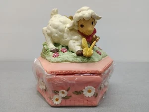 Melodies County Fair Collection Heritage House Lamb Music Trinket Box- New - Picture 1 of 13