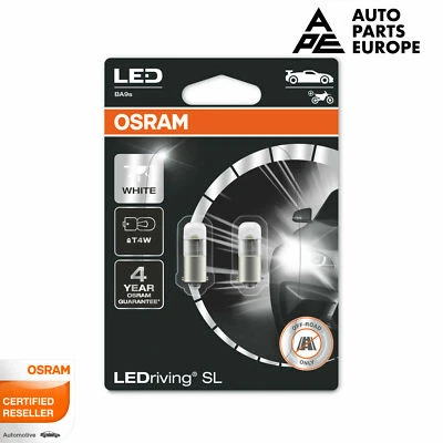 COPPIA LAMPADE LAMPADINE LED T4W BA9S 6000K 4 ANNI DI GARANZIA  - Immagine 1 di 4