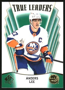 2021-22 SP Authentic True Leaders Green #TL24 Anders Lee 