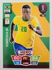 2022 FIFA World Cup Panini Adrenalyn XL Soccer card Vinicius Jr Hero Brazil #54