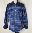 Wrangler Vintage Western Shirt Men’s 2004 Pearl Snap Heavy Weight Size Large