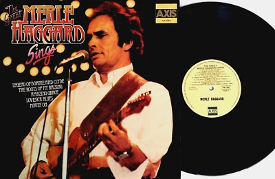 Merle Haggard - The Great Merle Haggard Sings LP Axis/EMI Australia AX.1091 - Image 1 of 2