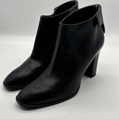 Botines Via Spiga para mujer de cuero Aston negros N5058 talla 7,5 Foto 1 de 4