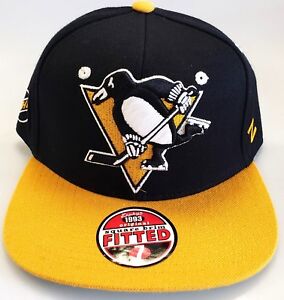 New NHL Pittsburgh Penguins Embroidered Fitted Cap