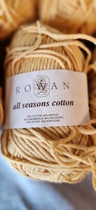 Rowan All Seasons Cotton yarn, mostly NIP, Lot of 7, more available - Picture 1 of 5
