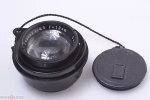 ✅ ZEISS 12CM, 120MM 4.5 TESSAR *VERY NICE & CLEAN* LENS WITH ORIGINAL CAP - Picture 1 of 6