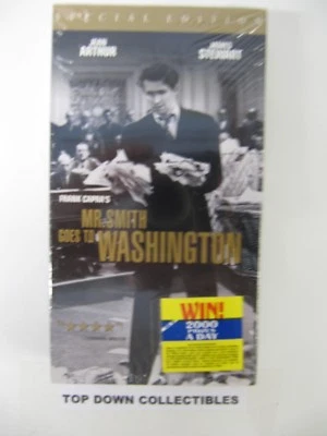Mr. Smith Goes To Washington   Jean Arthur, James Stewart   VHS Movie  New Foto 1 de 2