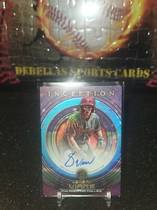 Jordan Viars 2022 Bowman Inception On Card Auto #’d/75 Philadelphia Phillies
