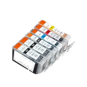 6 Ink Cartridges Fit Canon CLI-8 BK C M Y PGI-5 BK Pixma MP830 MX850 Printers - Picture 1 of 1