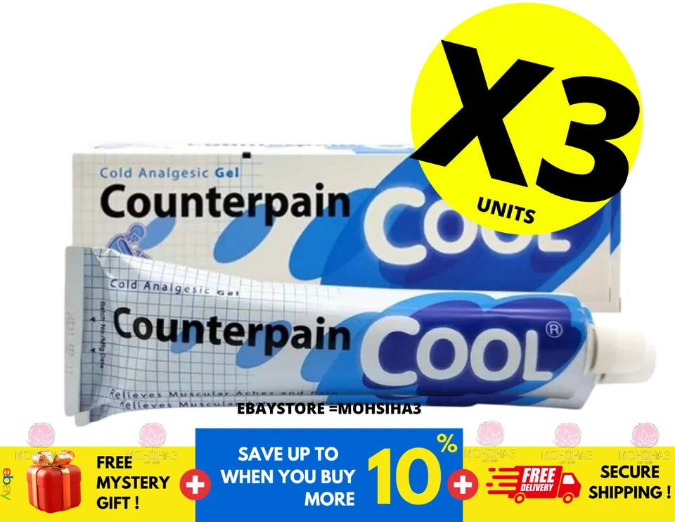 Counterpain Cool Analgesic Balm Massage Relieves Muscular Pain 60g