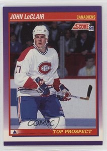 1991-92 Score American John LeClair #313 Rookie RC