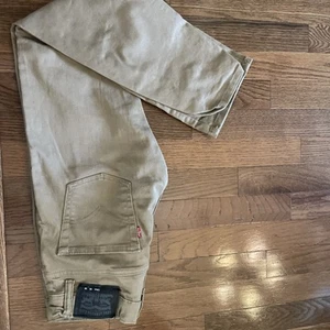 Levi’s Strauss 511 Big Boys Slim 12 REG 26x26 Light Tan Khaki Denim Jeans - Picture 1 of 6