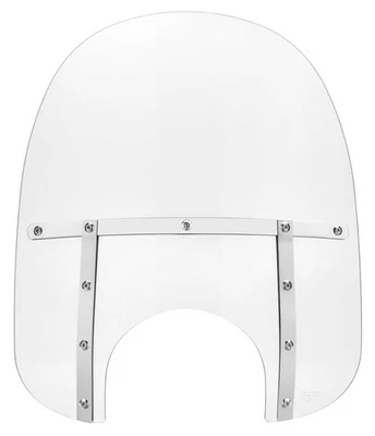 Para-brisa Memphis Shades Memphis Fats (9 pol. Recorte) - 19 pol. - Motocicleta transparente - Imagem 1 de 3