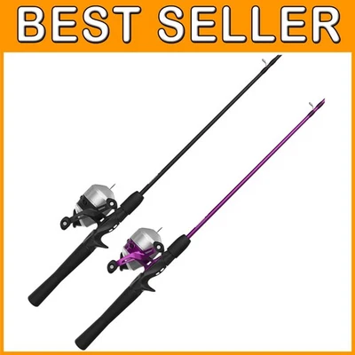 Zebco 33 2-Piece Fishing Combo, 5'6" Rod + Anti-Reverse Reel - Image 1 of 4
