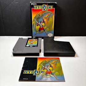Vintage Video Game 1988 Hydlide by FCI Nintendo NES CIB Complete in Box