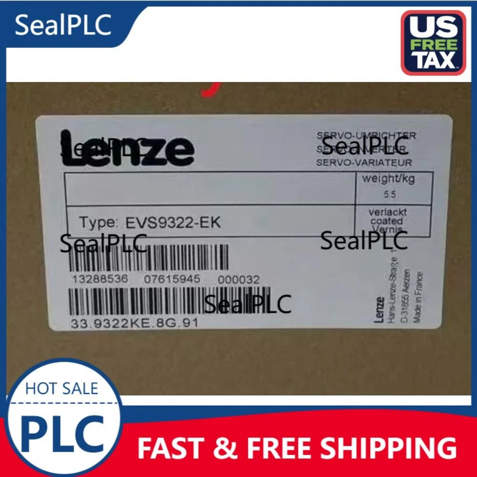 1PC NEW LENZE SERVO INVERTER EVS9322-EK Fast Delivery - Image 1 of 1