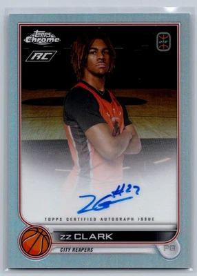 ZZ Clark2023 Topps Chrome OTE #CA-ZC3 Rookie Auto Refractor - Image 1 of 2