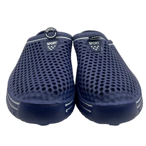 Unisex Slipper Gummi Mesh Clog, blau Größe 39 - US 8 NEU - Bild 1 von 8