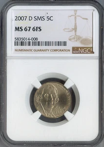 2007-D Jefferson Nickel NGC MS67 FS SMS Holiday Sale 🎁 - Picture 1 of 2