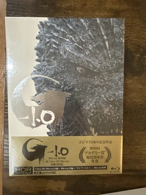 Godzilla Minus One -1.0 Deluxe Edition JP 4K Ultra HD+3 Blu-ray+2 Booklet+Case - Image 1 of 4